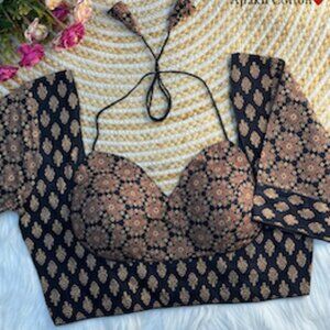 Ajrak Pure Cotton Blouse